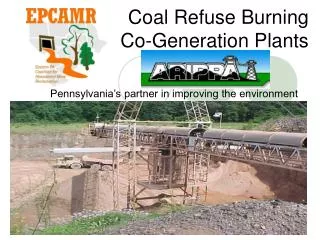 Coal Refuse Burning Co-Generation Plants