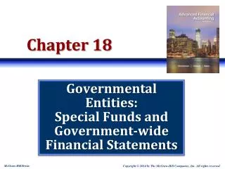 Governmental Entities: Special Funds and Government-wide Financial Statements