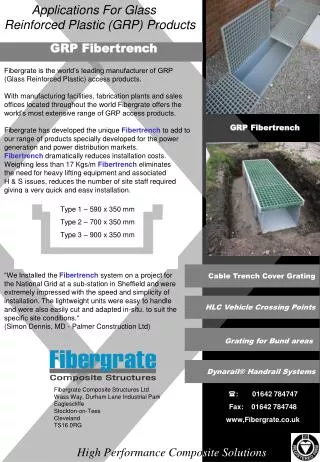 GRP Fibertrench