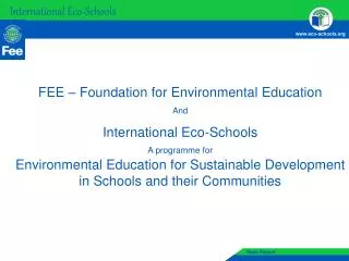 International Eco-Schools