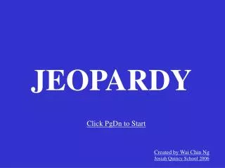 JEOPARDY