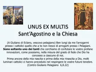 unus ex multis sant agostino e la chiesa