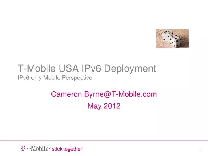 t mobile usa ipv6 deployment ipv6 only mobile perspective