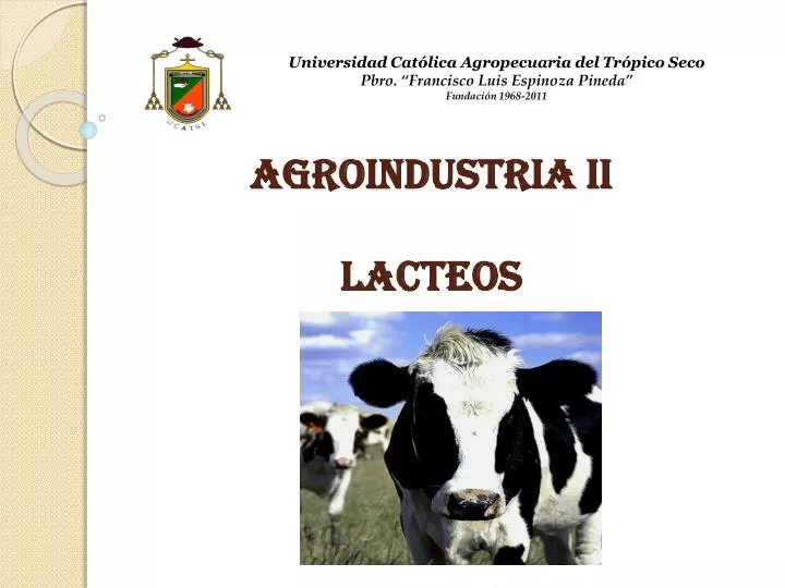 agroindustria ii lacteos