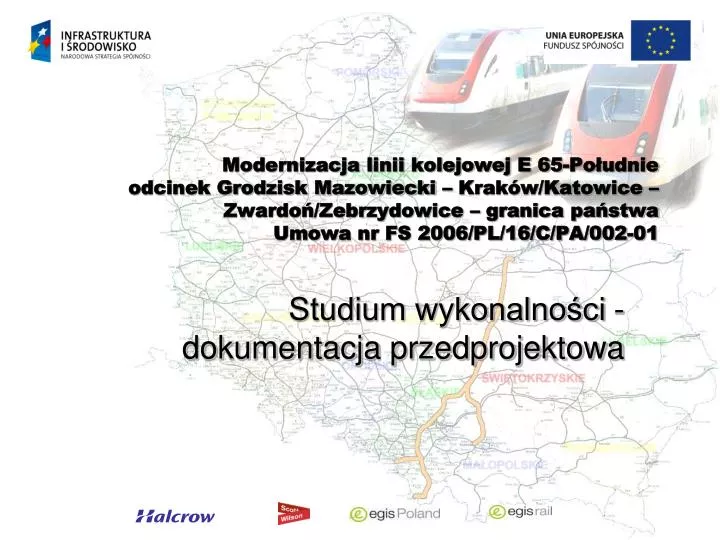 studium wykonalno ci dokumentacja przedprojektowa