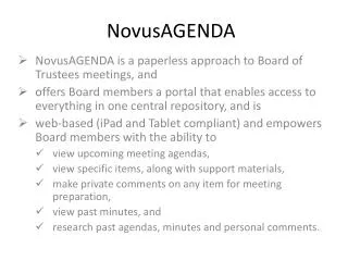 novusagenda