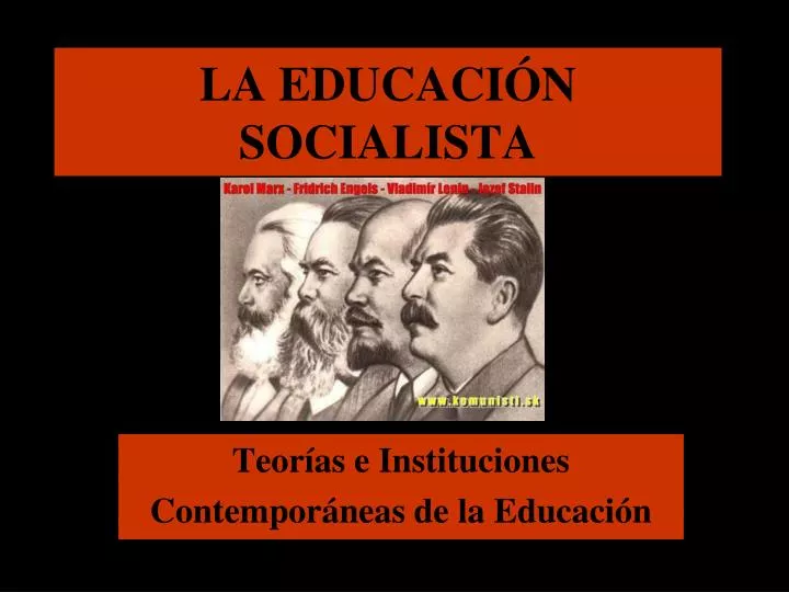 la educaci n socialista