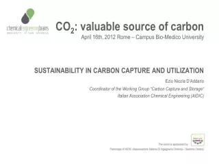 CO 2 : valuable source of carbon