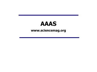 aaas www sciencemag org