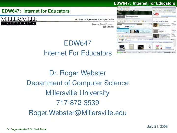 edw647 internet for educators