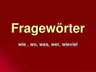 fragew rter