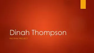 Dinah Thompson