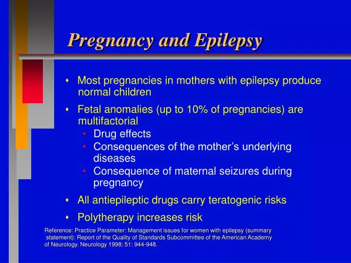 pregnancy and epilepsy