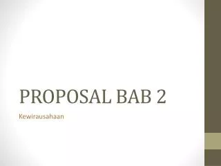 proposal bab 2