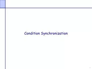 Condition Synchronization
