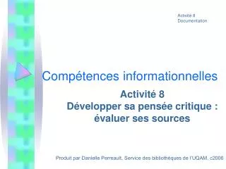 comp tences informationnelles