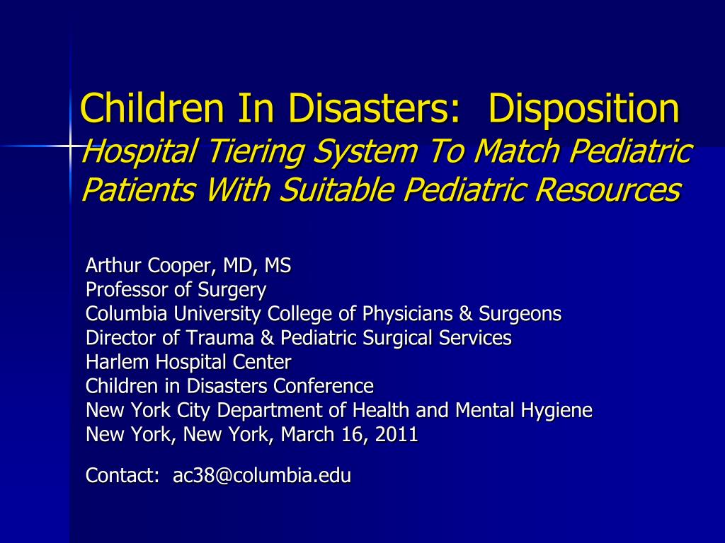 PPT - Arthur Cooper, MD, MS Professor of Surgery Columbia University ...