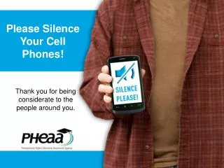 Please Silence Your Cell Phones!