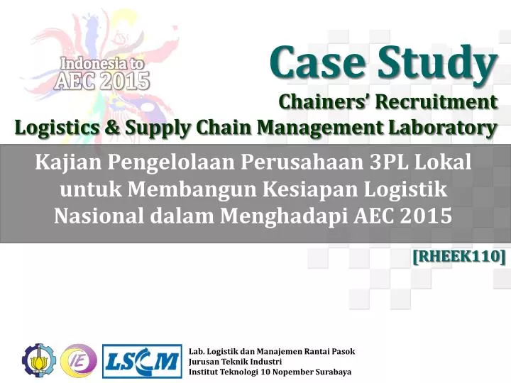 case study chainers recruitment logistics supply chain management laboratory