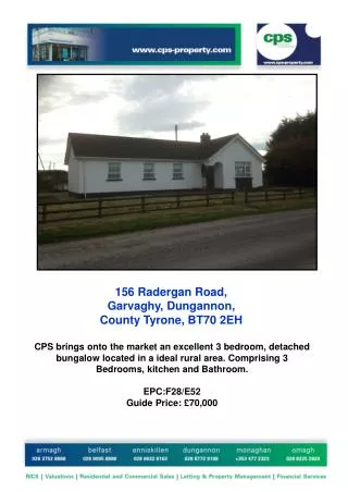 156 Radergan Road, Garvaghy, Dungannon, County Tyrone, BT70 2EH