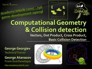 Computational Geometry &amp; Collision detection