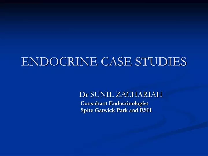 endocrine case studies