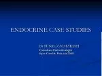 ENDOCRINE CASE STUDIES