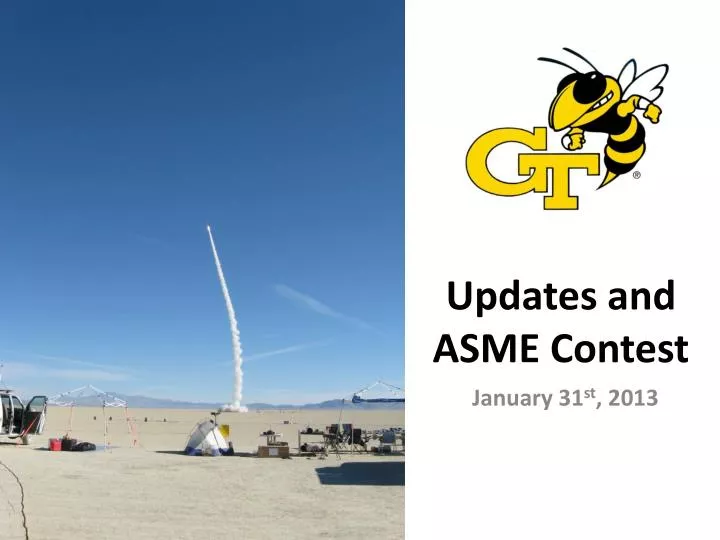 updates and asme contest