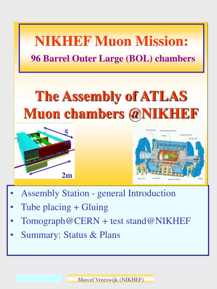 the assembly of atlas muon chambers @nikhef