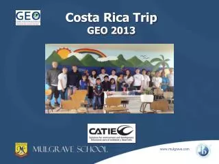 Costa Rica Trip GEO 2013