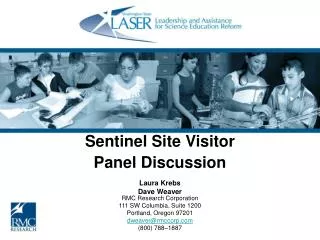 Sentinel Site Visitor Panel Discussion