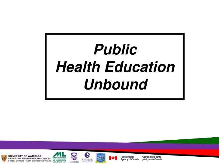 public health education unbound