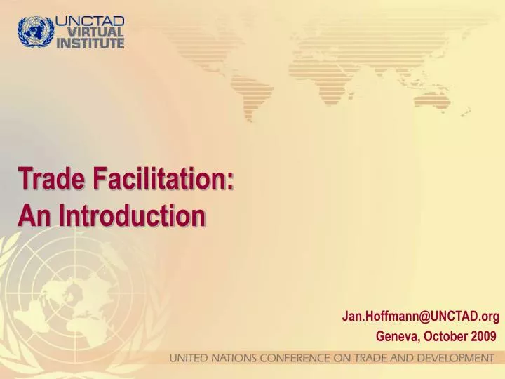 trade facilitation an introduction