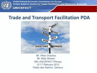 Trade and Transport Facilitation PDA