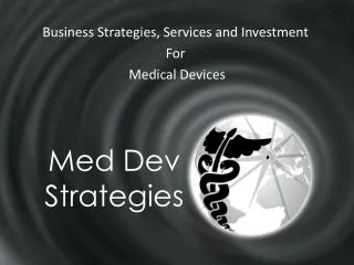 Med Dev Strategies