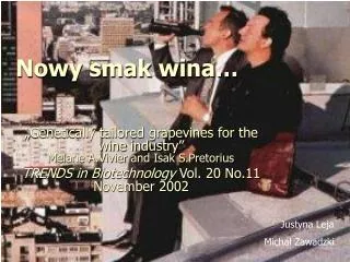 nowy smak wina