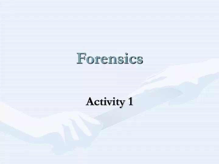 forensics