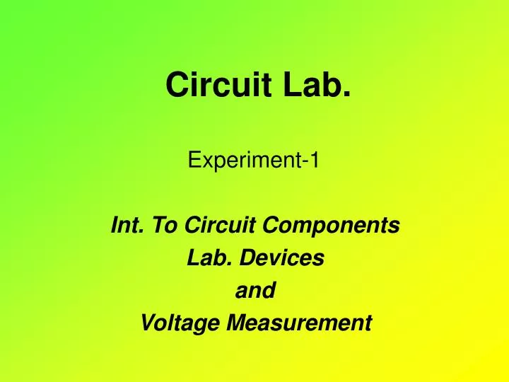 circuit lab