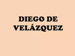 diego de vel zquez