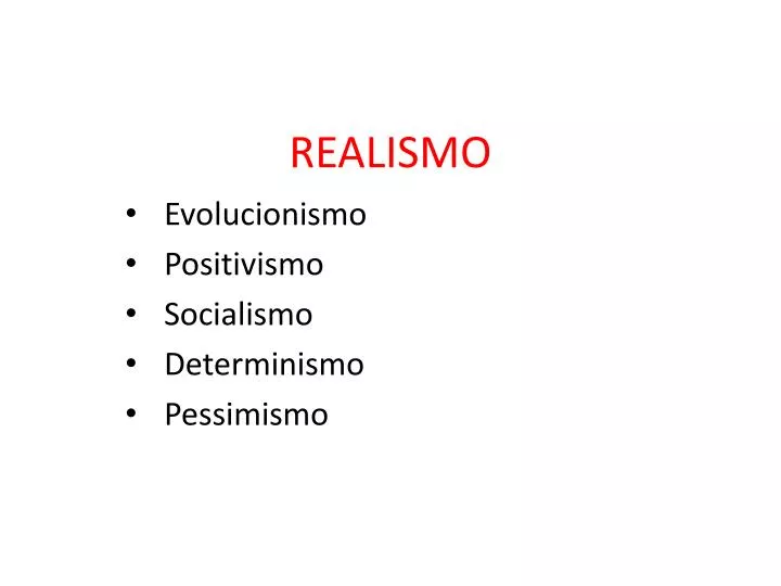 realismo