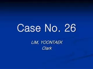 Case No. 26