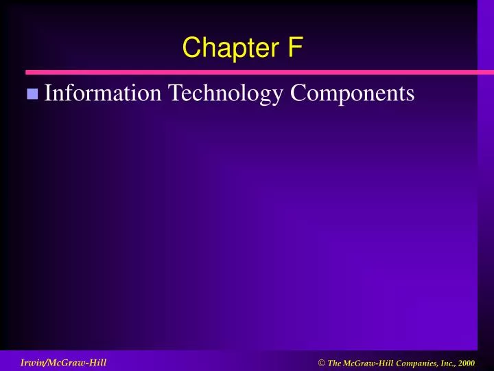 chapter f