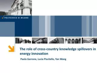 The role of cross-country knowledge spillovers in energy innovation