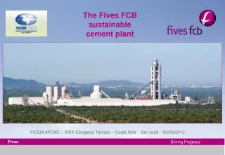 The Fives FCB sustainable cement plant
