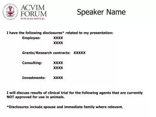 Speaker Name