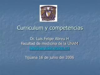 curriculum y competencias