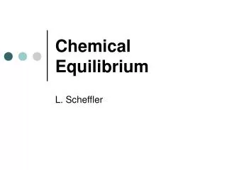 chemical equilibrium