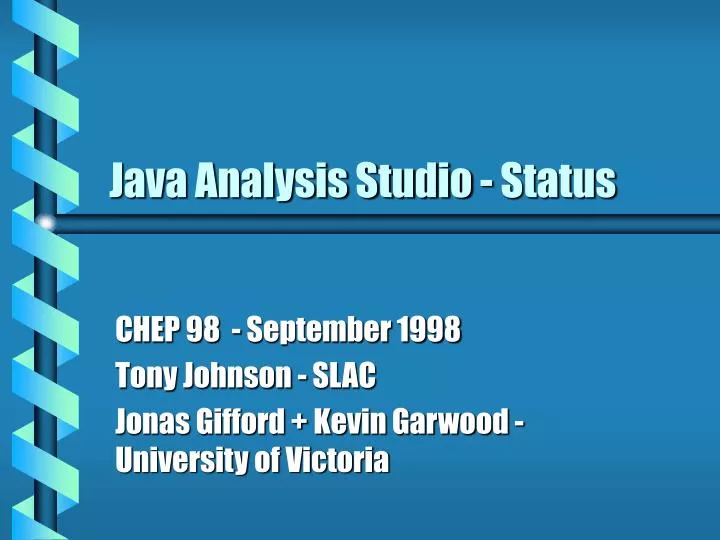 java analysis studio status