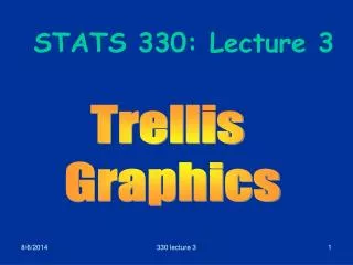 STATS 330: Lecture 3