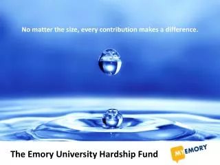The Emory University Hardship Fund